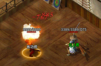 此为火焰吊坠狂化伤害885+767